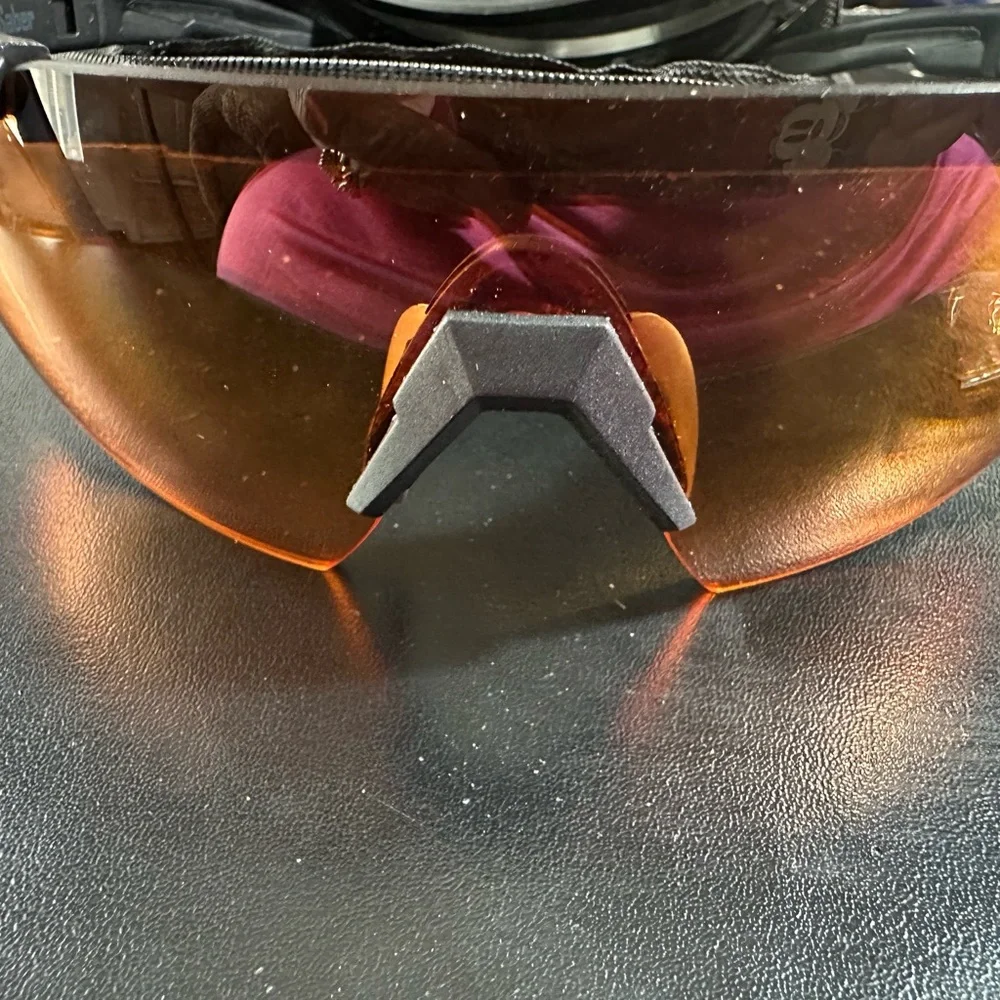 Wileyx Saber sunglasses Sleek Black Wearable Shields Grey/Clear/yellow